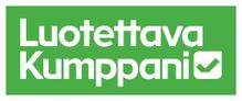 Luotettava kumppani -logo