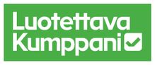 Luotettava kumppani -logo